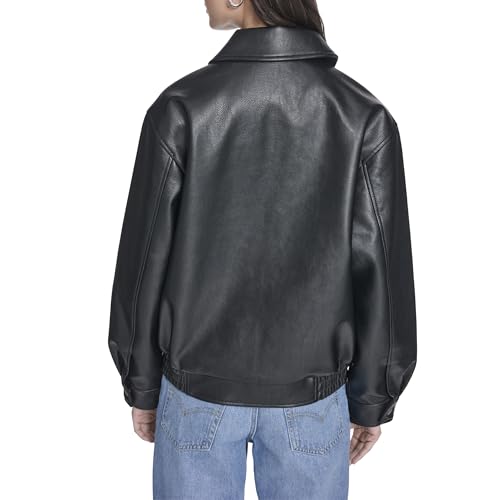 Image of Levi's Women's Faux Leather Relaxed Fit Bomber