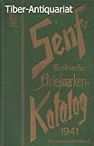  Gebrüder Senfs illustrierter Briefmarken-Katalog 1941, enthaltend sämtliche bis Juli 1940 erschienenen Postmarken aller Länder der Welt... in rund 86300 Nummern, mit unzähligen erläuternden Bemerkungen sowie mit über 15.200 verkleinerten Abbildungen und Aufdruckdarstellungen und mit rund 174.600 Preisen versehen. 44.Auflage.