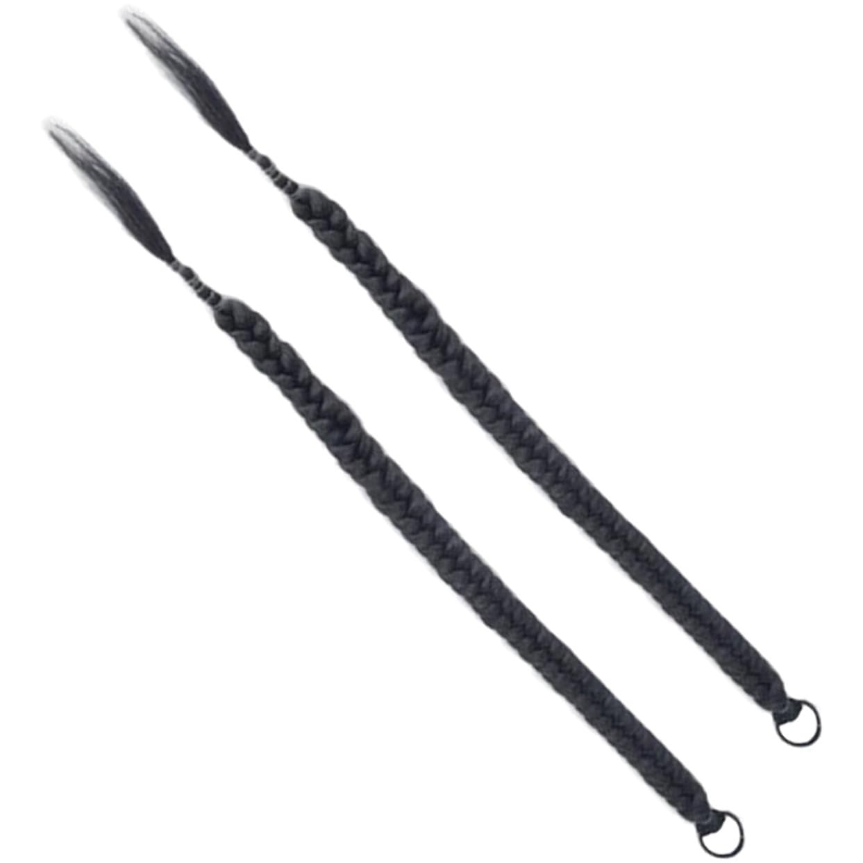 Extension queue de cheval tressée synthétique longue 100 cm OUNONA lot de 2 pour femmes - 7