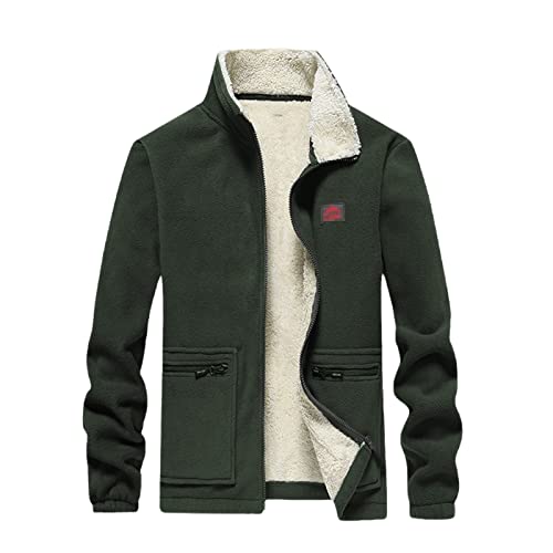 Veste polaire homme décontractée pour sorties en plein air et hiver