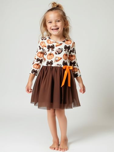 Image of Girls Long Sleeve Tulle Tutu Dresses for Kid and Toddler