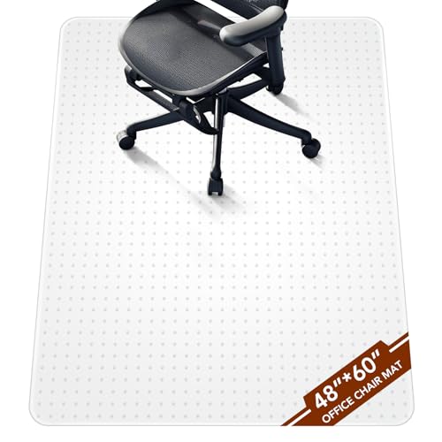 Office Chair Mat for Low Pile Carpet with Lip, 48' x...