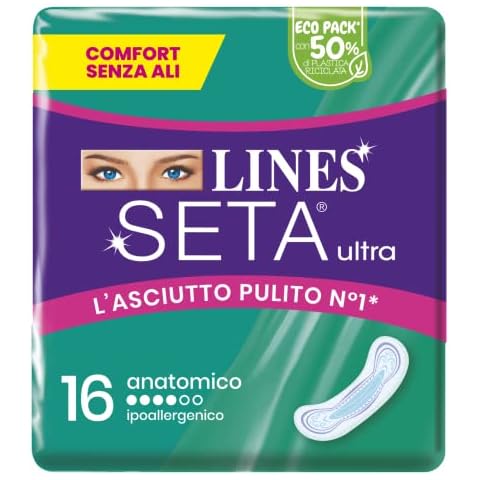 Lines Seda Ultra Anatómico, 16 Piezas Cover