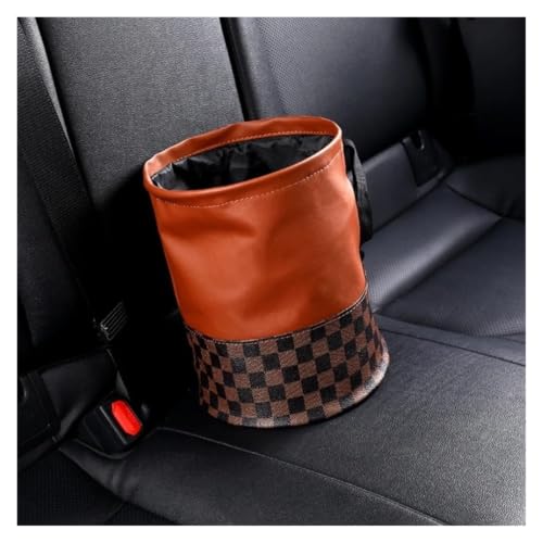 Basurero para coche plegable e impermeable de gran capacidad para colgar 5