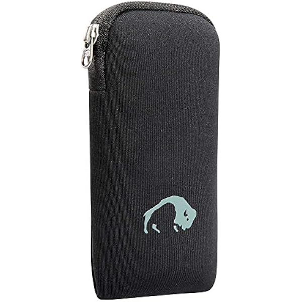 Tatonka Etui na telefon komórkowy Neopren Zip Bag 2 (wymiary wewnętrzne: 16 x 7,5 cm) - Pokrowiec na pasek do smartfona z wodoodpornego neoprenu - chroni telefon przed uderzeniami, brudem i wilgocią
