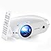 Crenova Mini Projector, Native 720P HD Video Projector, Upgraded 3800 Lux Portable Outdoor LED Home Movie Projector with 200" Projection Size, Compatible with iPhone/iPad/TV/HDMI/VGA/AV/USB/TF SD Card