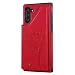 Produktbild Bear Village® Weich Galaxy Note 10 Hülle, Premium Dünn Brieftasche Schutzhülle mit Magnet Klapp Ständer Leder Hülle für Samsung Galaxy Note 10, Rot