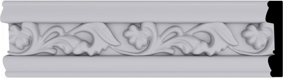 2 1/4"H x 1/2"P x 94 1/2"L Salem Panel Moulding (2-Pack)