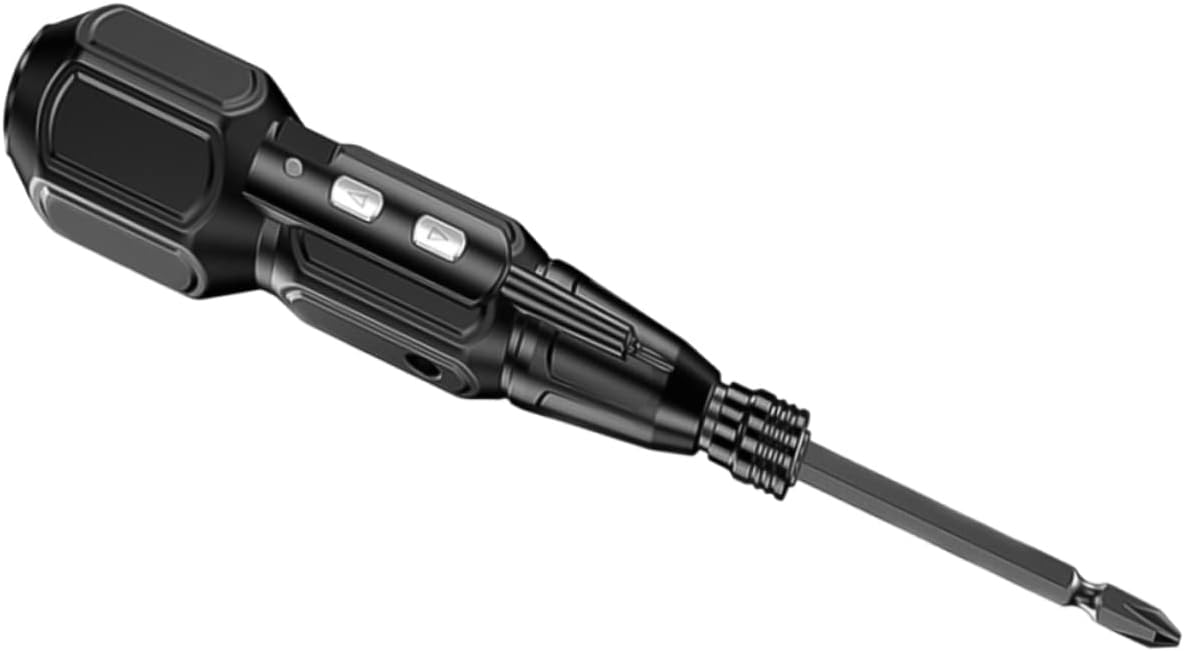 DOITOOL 1set Rechargeable Cordless Screwdriver Power Drill with Led Light Usb Charging Cable for Home Projects and Light-duty Tasks Portable Design for Men and Women