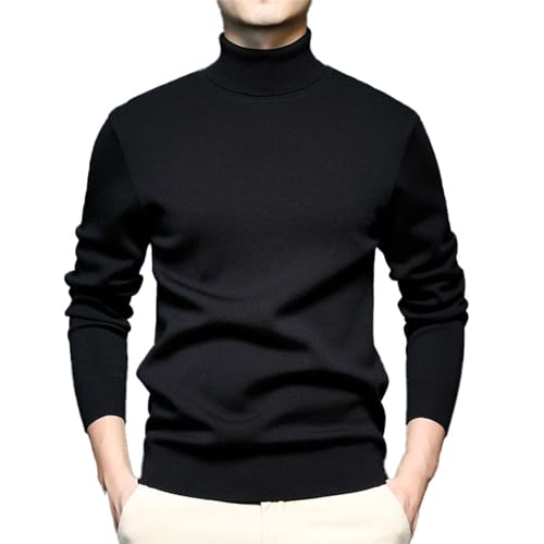 Men's Wool Sweater Autumn and Winter High Collar Leisure Wool Underwear