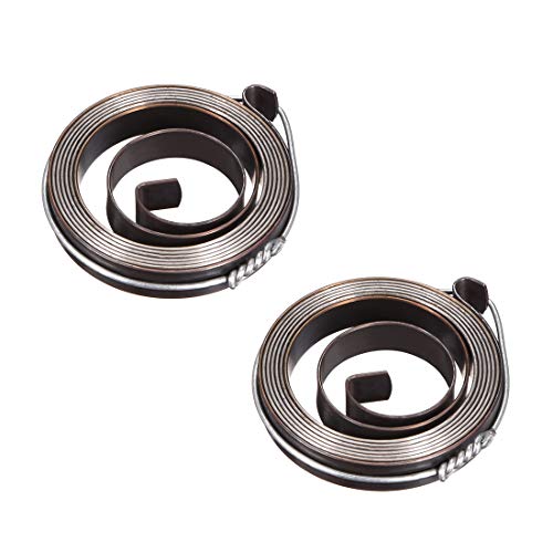 sourcing map 2Pcs Perceuse Ressort Aliment Penne Bobine Ressort Assemblage 1000mm 40x8x0.8mm
