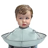 delantales para niños personalizados Dise?o único: esta capa para cortar el cabello tiene un dise?o único de paraguas. Impermeable, liviano, ventilado, resbaladizo, sin cabello pegajoso.