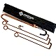 Türsicherung Wohnmobil mit Lenkradsperre – Einbruchschutz aus Stahl für Fiat Ducato, Jumper, Boxer, VW T5/T6, Sprinter – Spannweite 150–180 cm inkl. Tasche