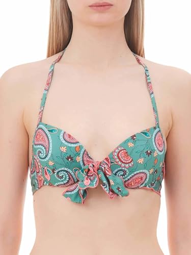 Liu Jo Va2085 j6364 maillot de bain deux pièces vert pour femme tendance