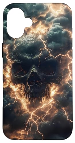 Image of Gothic Skull Lightning Case for iPhone 16 Plus