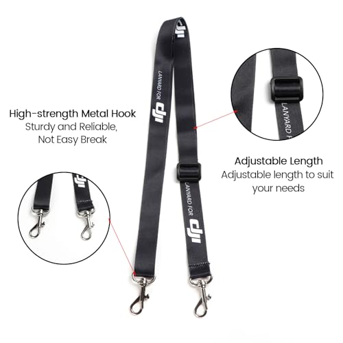 Alça de pescoço para acessórios de controle remoto DJI RC/RC 2/DJI Mini 4 Pro/Air 3/Mini 3/Mini 3 pr