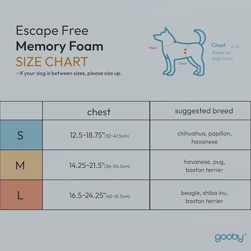 Gooby Escape Free Memory Foam Harness - Purple, Large - No Pull Step-in Small Dog Harness with Four Point Adjustment - Perfect on The Go Dog Harness for Medium Dogs No Pull and Small Dogs by Gooby - Image 2