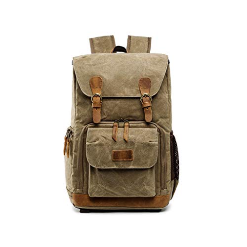 Kamera-Rucksack Kameratasche Rucksack wasserdichter Shockproof Rucksack Passend for 15" Laptop mit Padded Individuellen Divider, Stativ-Halter, lange