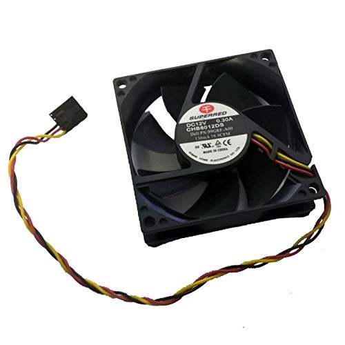 SUPERRED CHB8012DS-A5 099GRF-A00 99GRF 80x80x20mm 3-Pin 12V 0,30A Ventilador PC