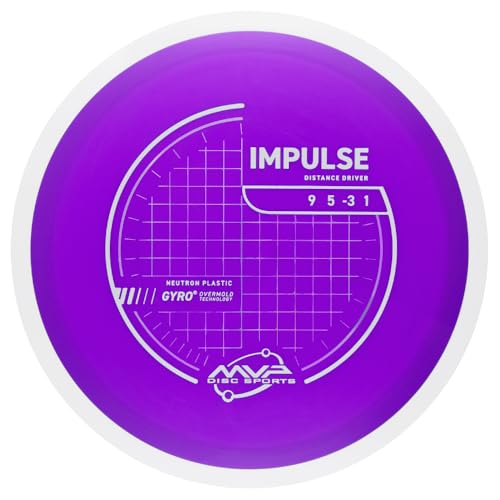 MVP Disc Sports Neutron Impulse Disc Golf Distance Driver (160-165g / Colors May Vary)