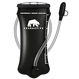 Bearactive Hydration Bladder, Water Bladder 2L for Running Backpack with BPA-Free TPU, Hydration Pack, Leak-Proof Water Pouch, No Plastic Smell – Hiking, Running, Cycling & Camping (Black, 2 Litre)