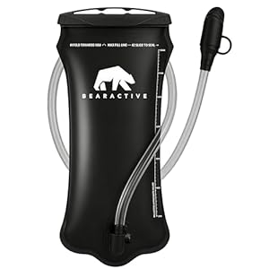Hydration Bladder, Water Bladder 2L for Running Backpack with BPA-Free TPU, Hydration Pack, Leak-Proof Water Pouch, No Plastic Smell – Hiking, Running, Cycling & Camping