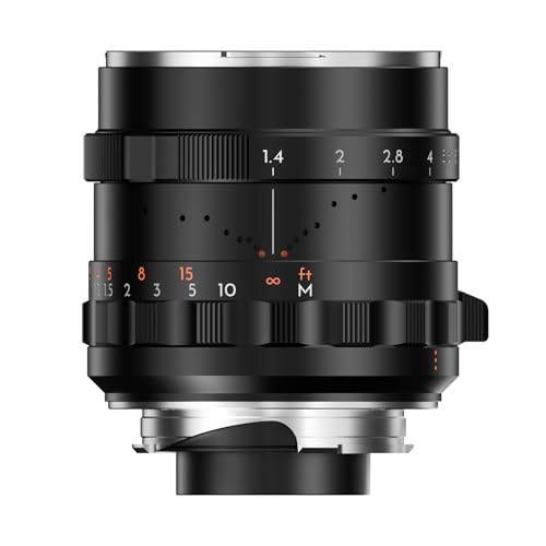 Distanza minima di 0,4 m THYPOCH Full-Frame Photography Lens Simera 28 mm f1.4 for Leica M Mount – Focus Tab – Type II – Black