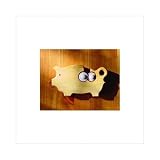 Mcgowan Pig Shaped Wood Handle Knife Sharpener