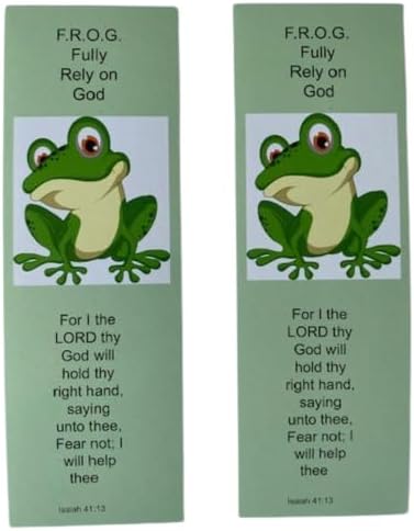 Miniatura 4 de F.R.O.G. - Marcadores para iglesias religiosas, regalos inspiradores, acabado brillante (25 unidades)