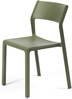 Nardi Silla de jardín APILABLE Trill Bistrot, Color Agave (Verde) 50x51,5x82,5cm