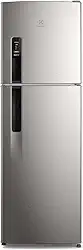 Electrolux Geladeira Electrolux Frost Free 400L AutoSense Duplex Inox Look (TF44S) 127V