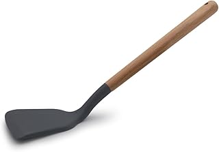Royalford Non-Stick Silicone Heat-Resistant Spatula Turner RF12748 Serving Eggs Omelette Pancakes Fish Burgers Kitchen Utensils Dishwasher Safe Turner 32cm x 8.5cm