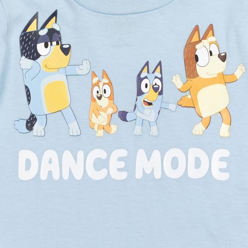 Bluey Winton Snickers Honey Muffin Bandit Dad Chilli Mom Missy Chloe Coco Bingo Girls 2 Pack T-Shirts Toddler to Little Kid4