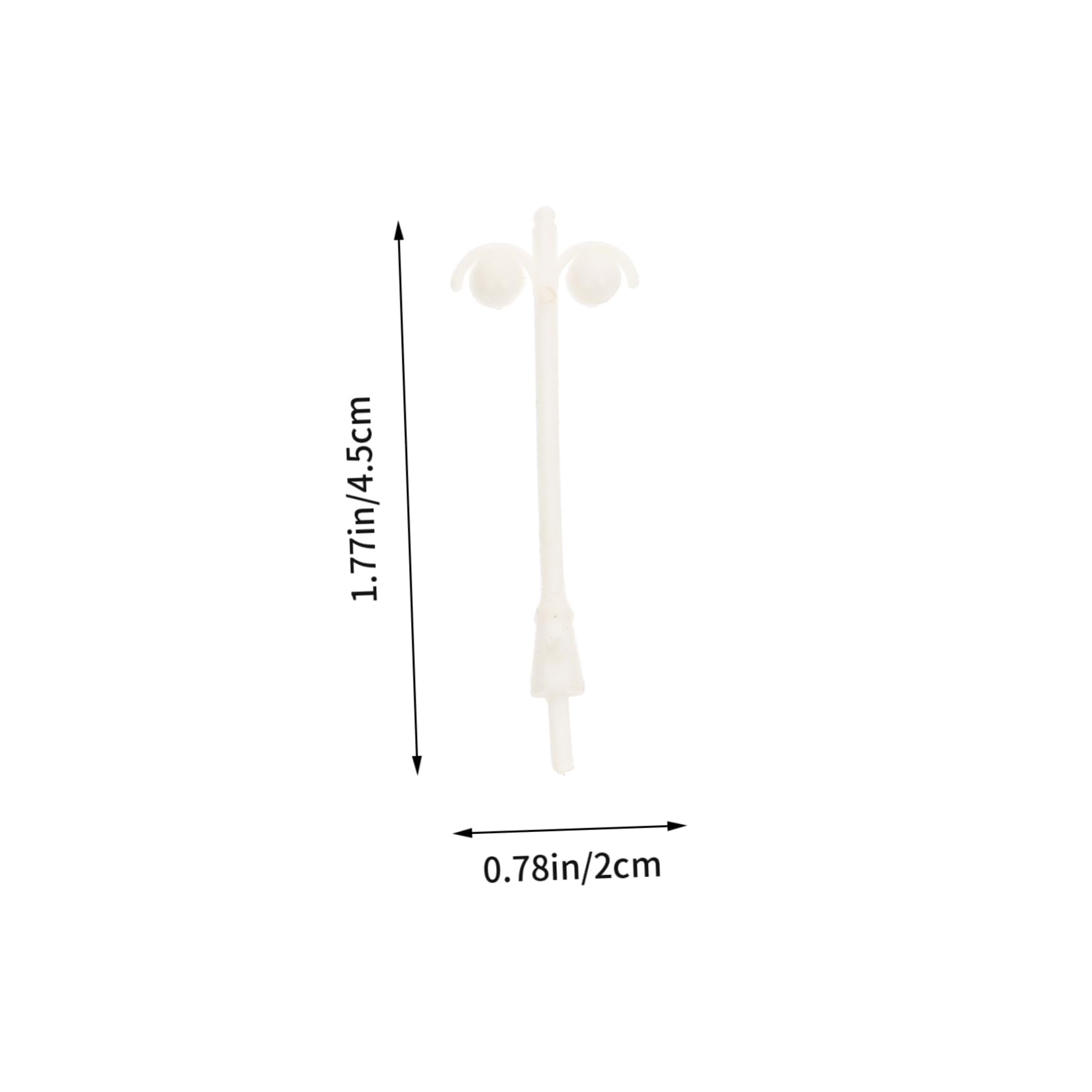 HOMSFOU 60pcs DIY Table Model Light Set Lamp Ornament for Home Office and Landscape Decoration