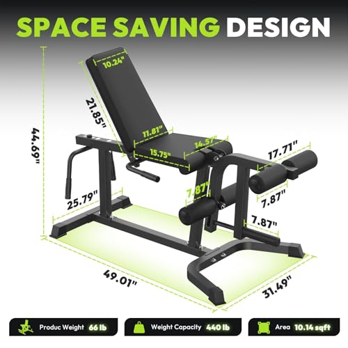 HANDBODE 2-in-1 Leg Extension & Curl