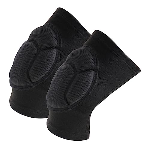 BESPORTBLE 2 Pairs Adult Roller Skating Pads Black Dance Pads Durable Non-slip Material