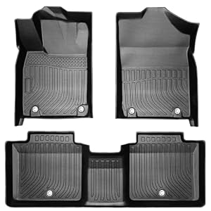 Floor Mats for 2013-2018 Lexus ES350,All-Weather TPE Rubber Floor Mats Fits 1st & 2nd & Row,Anti-Slip Floor Liners Full Set Automobile mats Accessories Black