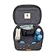 LÄSSIG Baby Wickeltisch Organizer Windel-Organizer to Go/Casual Nursery Caddy To Go Universe Anthracite