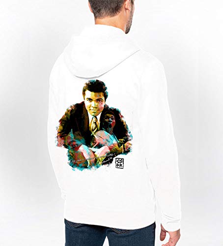 Sweat Mohamed Ali zippé molleton gratté chaud et confortable