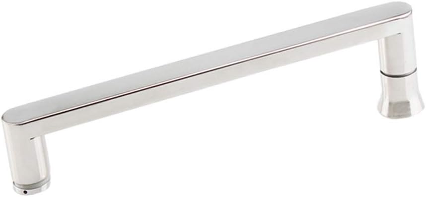 Stainless Steel Shower Entry Door Handle Glass Door Single Side Push Pull Bar Door Knob Replacement Sets, 30CM~60CM. Hole Centres (Size : 60cm)