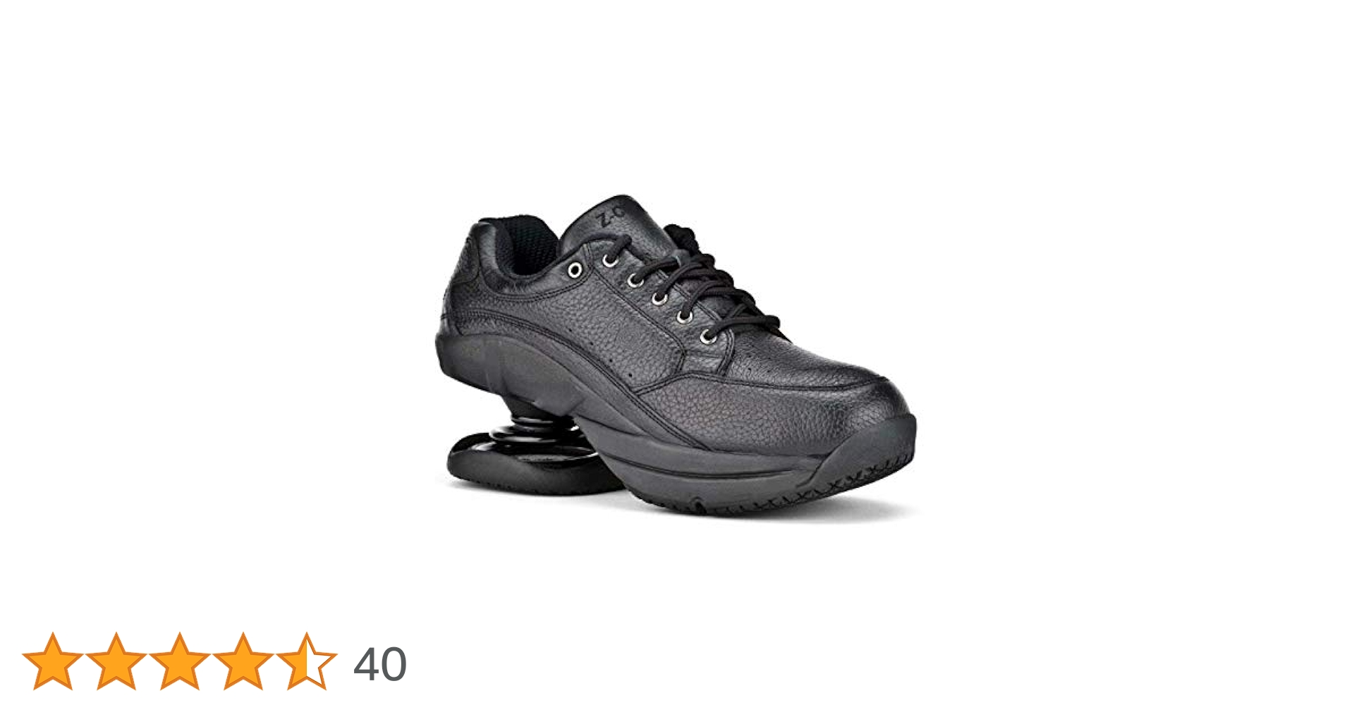 Z-CoiL Women's Legend Pain Relief Footwear, Open Coil, Black