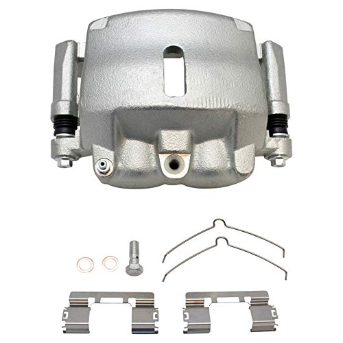 Image of TRQ Front Right Brake Caliper w /Bracket Passenger Side