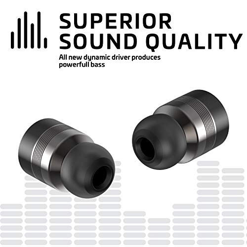 Rowkin Bit Charge Touch Control True Wireless Earbuds Headphones: 50+ Hours Bluetooth 5 Smallest Earphones