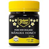 Yobees Honey Raw and unpasteurized New Zealand Manuka Honey Organic | Certified UMF 10+ / MGO 261+ | 8.8oz