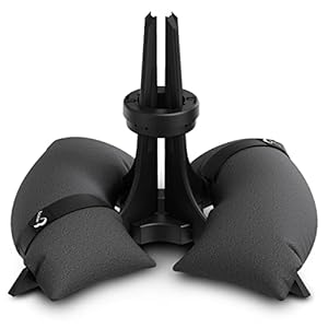 Baser Patio Umbrella Base w. fillable Sandbag Weights 66 LBS, up to 9 ft Patio Umbrella, Made of Recycled Materials in Denmark