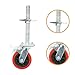 Etyldya Scaffolding Caster Wheel 360 Degrees Swivel Wheel Heavy Duty 6