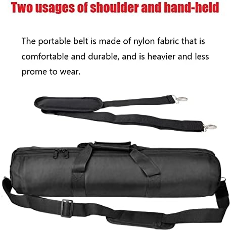 Speaker Stands Carrying Bag Photographic Tripod Carrying Case Thick Black Oxford Cloth Waterproof Foldable Storage Bag for Speaker Stand/Microphone Stand/Lighting Stand/Tripod 47.2“X8”