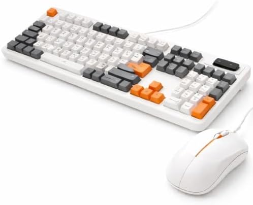Teclado E Mouse USB Com Fio – Gamer E Profissional Para Jogos, Es...