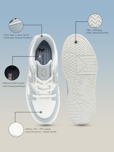 Image of Red Tape Casual Sneaker Shoes for Women | Classic Rounded Front & Cushioned Impact