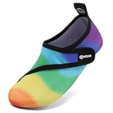 VIFUUR Kids Water Shoes Girls Boys Quick Dry Aqua Socks for Beach Swim Outdoor Sports Gradient...